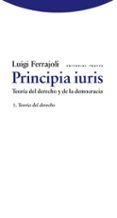 PRINCIPIA IURIS (VOL. 1): TEORIA DEL DERECHO: TEORIA DEL DERECHO Y DE LA DEMOCRACIA de FERRAJOLI, LUIGI 