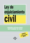 LEY DE ENJUICIAMIENTO CIVIL de MORENO CATENA, VICTOR 