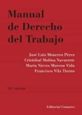 MANUAL DE DERECHO DEL TRABAJO de MONEREO PEREZ, JOSE LUIS 