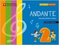 ANDANTE 2. LLIBRE + CD. COMUNITAT VALENCIANA di VV.AA. 