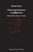 CHISTES PARA DESORIENTAR A LA POESIA (4 ED.) de PARRA, NICANOR 