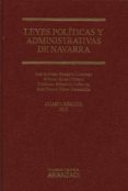 LEYES POLITICAS Y ADMINISTRATIVAS DE NAVARRA (4 ED.) (DUO) de RAZQUIN LIZARRAGA, JOSE ANTONIO 