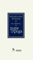 EXPOSTULATIO de VEGA CARPIO, FELIX LOPE DE LOPE DE VEGA Y CARPIO, FELIX 