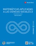Portada de Matemáticas aplicadas a las Ciencias Sociales 2 (Comunidad en Red)