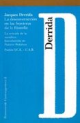 LA DESCONSTRUCCION EN LAS FRONTERAS DE LA FILOSOFIA: LA RETIRADA DE LA METAFORA de DERRIDA, JACQUES 