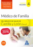 MEDICO ESPECIALISTA EN MEDICINA FAMILIAR Y COMUNITARIA DEL SERVICIO DE SALUD DE CASTILLA Y LEN (SACYL). TEMARIO VOLUMEN IV de CLAVIJO GAMERO, ROCIO 