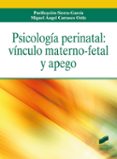 PSICOLOGA PERINATAL: VNCULO MATERNO-FETAL Y APEGO di SIERRA GARCIA, PURIFICACION 