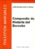 Compendio De Historia Del Derecho - Dykinson S.l. -