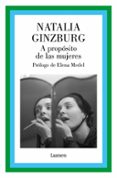 A PROPOSITO DE LAS MUJERES di GINZBURG, NATALIA 