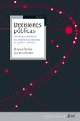 DECISIONES PUBLICAS de SUBIRATS, JOAN 