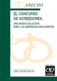 EL CONCURSO DE ACREEDORES: UNA NUEVA SOLUCION PARA LAS EMPRESAS I NSOLVENTES (PERSPECTIVA CONTABLE, FINANCIERA Y JURIDICA, DE LA LEY 22/2003, DE 9 DE JULIO, CONCURSAL) de GONZALEZ PASCUAL, JULIAN 