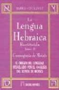LA LENGUA HEBRAICA RESTITUIDA (T. II): COSMOGONIA DE MOISES di FABRE-D`OLIVET 