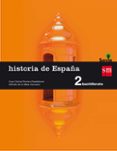 Portada de Historia de España. 2º Bachillerato. Savia 2016