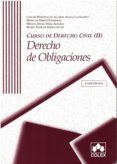 CURSO DE DERECHO CIVIL II. OBLIGACIONES 4 EDICION di VV.AA. 