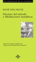 DISCURSO DEL METODO Y MEDITACIONES METAFISICAS de DESCARTES, RENE 