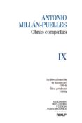 MILLAN-PUELLES (VOL. IX): OBRAS COMPLETAS de MILLAN-PUELLES, ANTONIO 
