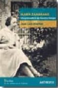 MARIA ZAMBRANO: UNA PENSADORA DE NUESTRO TIEMPO de ABELLAN, JOSE LUIS 