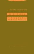 TEXTOS ORFICOS Y FILOSOFIA PRESOCRATICA de BERNABE, ALBERTO 