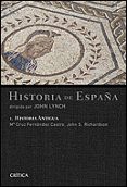 HISTORIA DE ESPAA (VOL I): HISTORIA ANTIGUA de FERNANDEZ CASTRO, M CRUZ  RICHARDSON, JOHN S. 