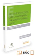 DERECHO AMBIENTAL PARA UNA ECONOMA VERDE de SANZ LARRUGA, FRANCISCO JAVIER 