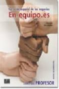 EN EQUIPO.ES 1. LIBRO DEL PROFESOR (ELEMENTAL) di JUAN, OLGA  ZARAGOZA, ANA 