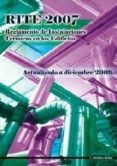 RITE 2007. REGLAMENTO DE INSTALACIONES TERMICAS EN LOS EDIFICIOS. ACTUALIZADO A DICIEMBRE 2009 di VV.AA. 