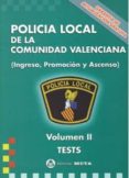 POLICIA LOCAL DE VALENCIA: TESTS di VV.AA. 