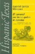 NO ONE WRITES TO THE COLONEL di GARCIA MARQUEZ, GABRIEL 