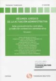 RGIMEN JURDICO DE LA ACTUACIN ADMINISTRATIVA. I 2 EDICION di VV.AA. 