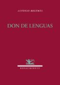 DON DE LENGUAS de BREZMES, ALFONSO 