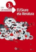 Portada de EKI DBH 3. Euskara eta Literatura 3. Lan-koadernoa 3.1