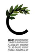 COMENTARIOS A LA GUERRA DE LAS GALIAS de CESAR 
