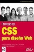 PROFESIONAL CSS PARA DISEO WEB de SCHMITT, CHRISTOPHER 