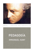 PEDAGOGIA de KANT, IMMANUEL 