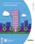 Portada de Matematicas 1º Educacion Primaria Cuaderno 1 Construyendo Mundos Ed 20