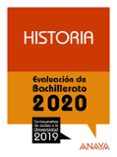 HISTORIA: EVALUACION DE BACHILLERATO 2020 - PRUEBA ACCESO UNIVERSIDAD de FERNANDEZ CUADRADO, MANUEL 