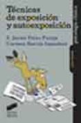TECNICAS DE EXPOSICION Y AUTOEXPOSICION di PEREZ PAREJA, F. JAVIER  BORRAS SANSALONI, CARMEN 