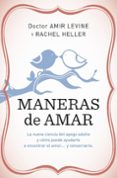 MANERAS DE AMAR de LEVINE, AMIR HELLER, RACHEL 