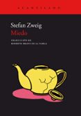 MIEDO de ZWEIG, STEFAN 