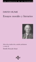 ENSAYOS MORALES Y LITERARIOS de HUME, DAVID 