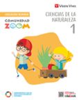 Portada de Ciencias de La Naturaleza 1. Libro y actividades de bienvenida. (Comunidad Zoom)