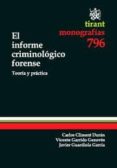 EL INFORME CRIMINOLOGICO FORENSE: TEORIA Y PRACTICA de CLIMENT DURAN, CARLOS  GARRIDO GENOVES, VICENTE 
