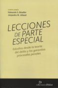 LECCIONES DE PARTE ESPECIAL. ESTUDIOS DESDE LA TEORA DEL DELITO Y LAS GARANTAS PROCESALES PENALES di HEDLER, EDMUNDO S. 