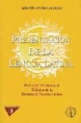 PRESENTACION DE LA LENGUA LATINA di AYUSO CALVILLO, AGUSTIN 