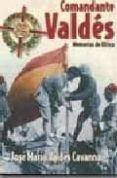 MEMORIAS DE AFRICA. COMANDANTE VALDES di VALDES CAVANNA, JOSE MARIA 