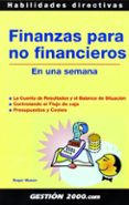 FINANZAS PARA NO FINANCIEROS EN UNA SEMANA de MASON, ROGER 