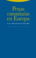 PENAS COMUNITARIAS EN EUROPA de LARRAURI, ELENA 