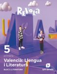 Portada de Literatura 5º Educacion Primaria Proyecto Revuela Ed 2022 Valencia