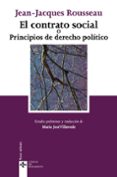 EL CONTRATO SOCIAL O PRINCIPIOS DE DERECHO POLITICO (5 ED.) de ROUSSEAU, JEAN-JACQUES 