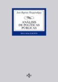 ANALISIS DE POLITICAS PUBLICAS (2 ED.) di HARGUINDEGUY, JEAN-BAPTISTE 